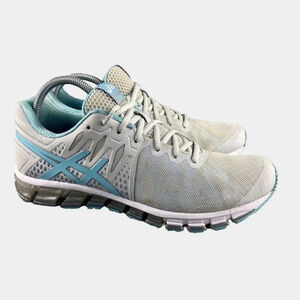 Asics sneakers womens 10.5 Gel Quantum Glacier Grey Porcelain Blue Running‎ Shoe